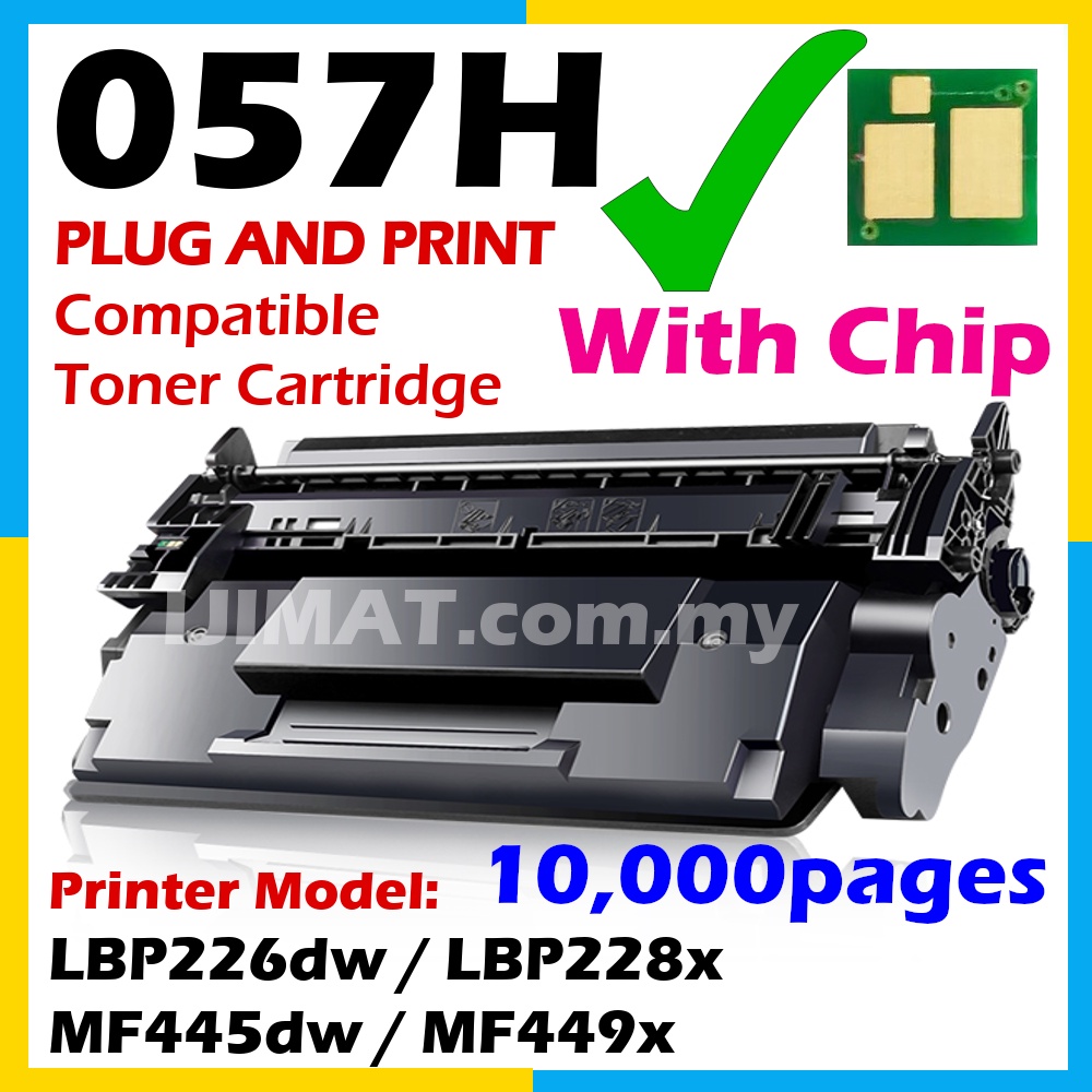 Compatible Canon 057 057H ( WITH CHIP ) HIGH YIELD Toner for