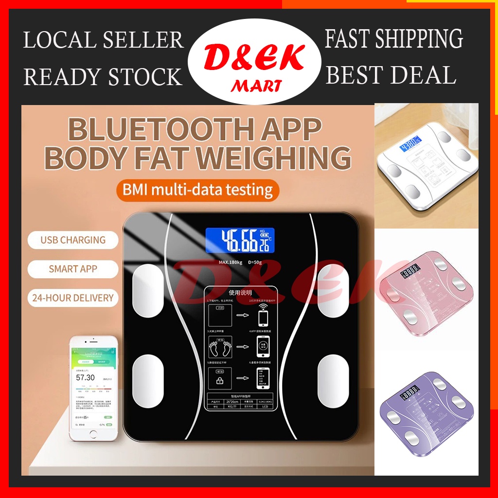 DaekSmart Body Fat Analyser Weighing Device Digital Scale Android iOS