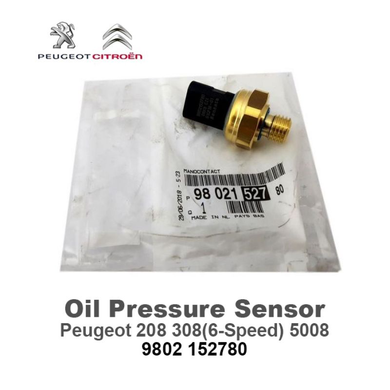 Original Peugeot [9802152780] Oil Pressure Switch - Peugeot 208 308(6 ...