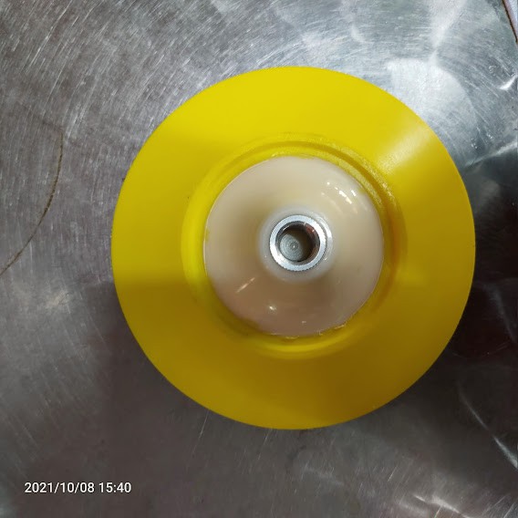 PREMIUM GRADE 5.5"/5" M14 POLISHER PAD/ BUFFER FLEX VELCRO BACKING