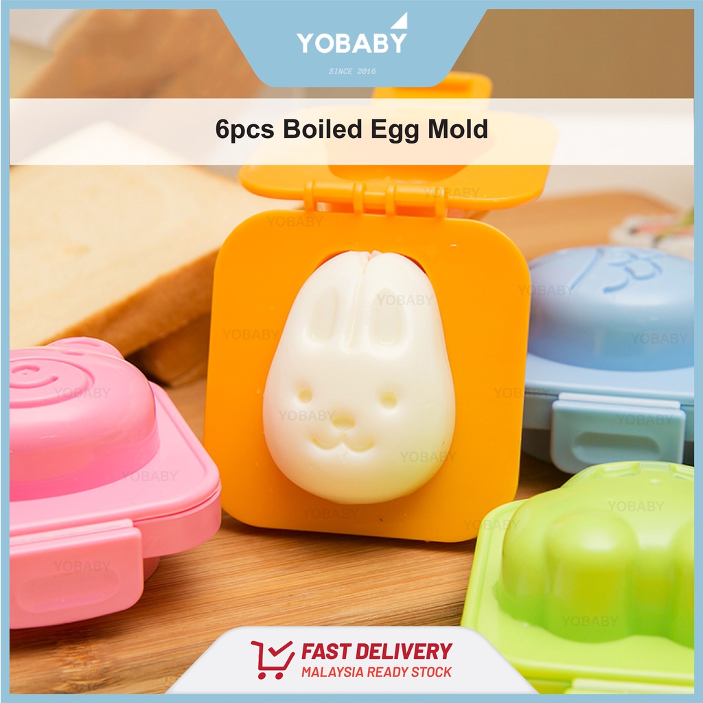 【CLEARANCE】【6pcs】 Boiled Egg Sushi Rice Mold Bento Maker | Shopee Malaysia