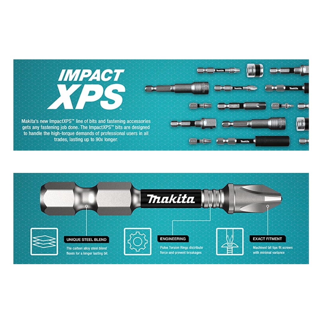 Makita xps bit discount set