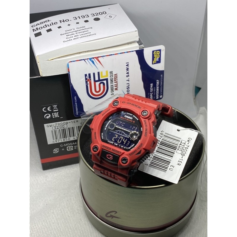 Original G-SHOCK GW-7900 custom RD-4 | Shopee Malaysia