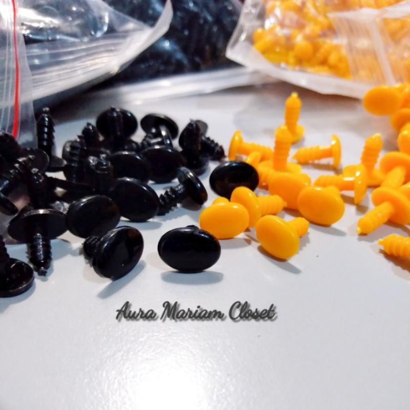 Safety Eyes and Nose for DIY Hello Kitty doll Shopee Malaysia