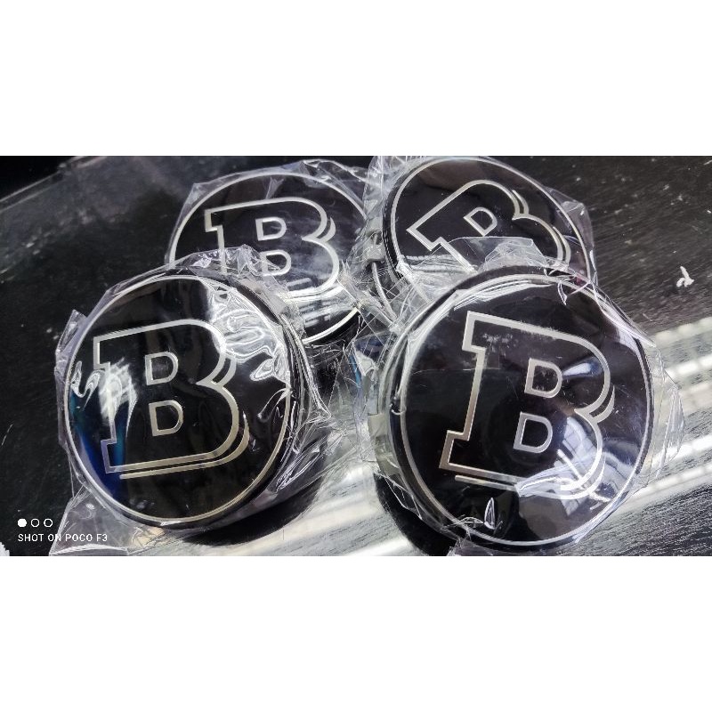 BRABUS Rim caps for Mercedes Benz Black Edition | Shopee Malaysia