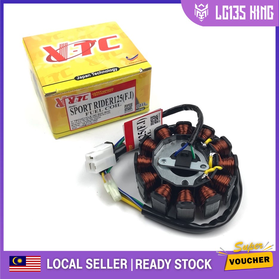 SYM SPORT RIDER 125 FI COIL MAGNET FUEL COIL MAGNET COIL [ V-TECH CYCLE ...