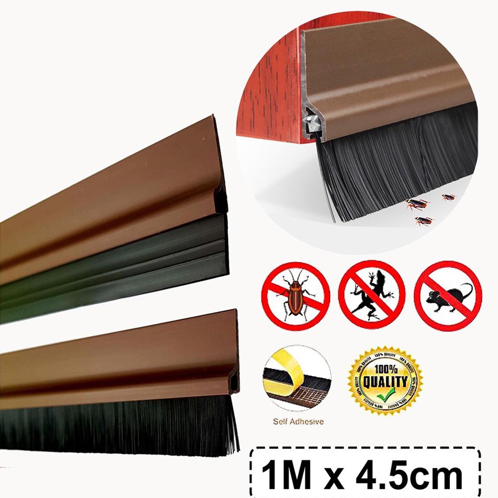 [READY STOCKS] DOOR BOTTOM SEAL / PENUTUP PINTU BAWAH / BRUSH DOOR SEAL