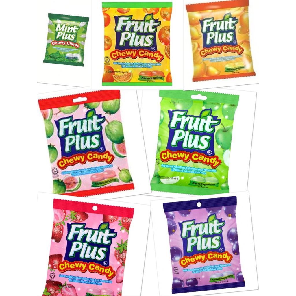FRUIT PLUS CHEWY CANDY 150g (7 Flavours ) Shopee Malaysia