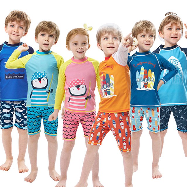 Kids Long Sleeve Swimwear, Fashion Kids Long Sleeve Swimwear