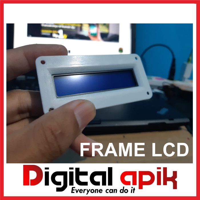 16x2 LCD Frame Bezel Case Casing Holder BOX Panel 16 x 2 i2c Arduino ...