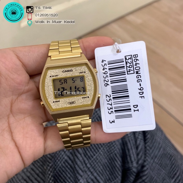 CASIO Vintage Glitter Series 💯 ORIGINAL Ladies Watch B640WGG9D