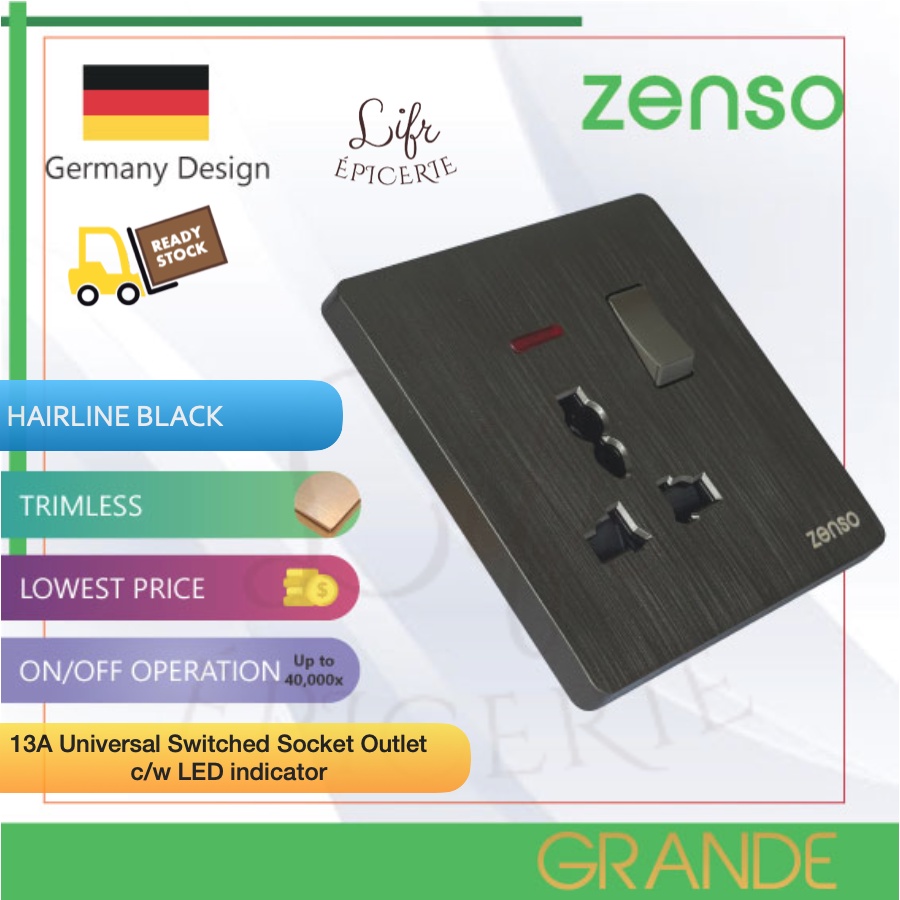 Ready Stock Zenso Grande G3013g3089 G3089usb 13a Usb Universal