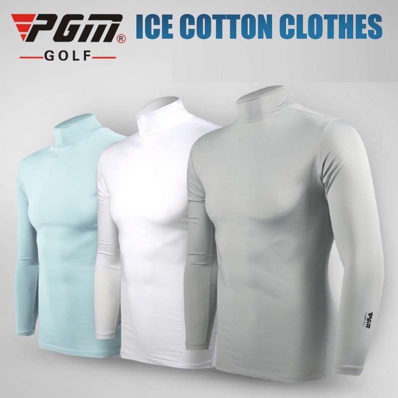 PGM Mens Sun Protection Golf Shirt Underwear Long Sleeve Golf Shirt