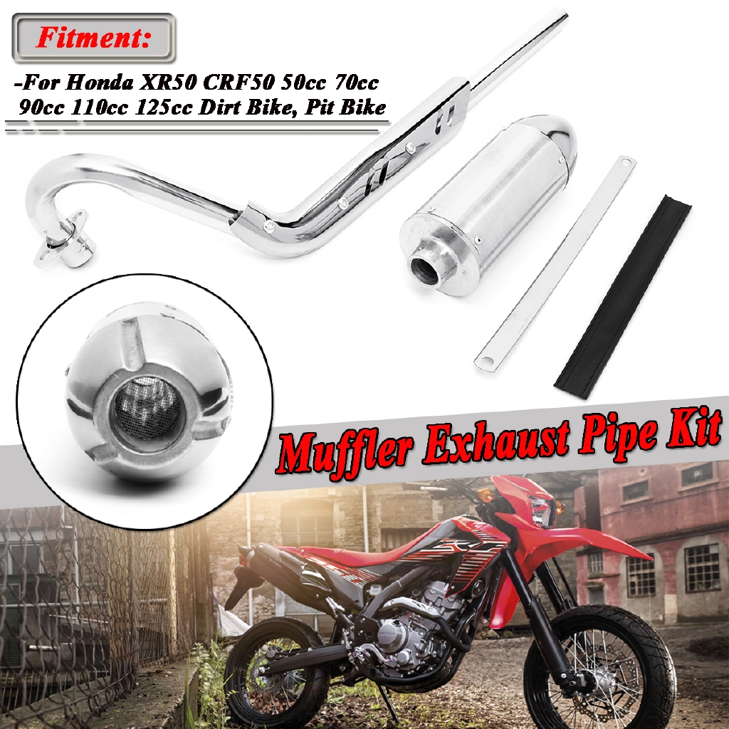 thumbnail image 2 of 28mm Exhaust Muffler Pipe For 70cc 110cc 125cc Pit Dirt Bike CRF50 XR50 SSR SDG 2 of 4