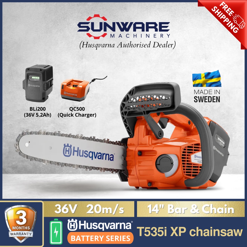 Husqvarna t535i xp deals battery