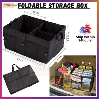 75L Foldable Trunk Car Storage Box Container Plastic Storage Box