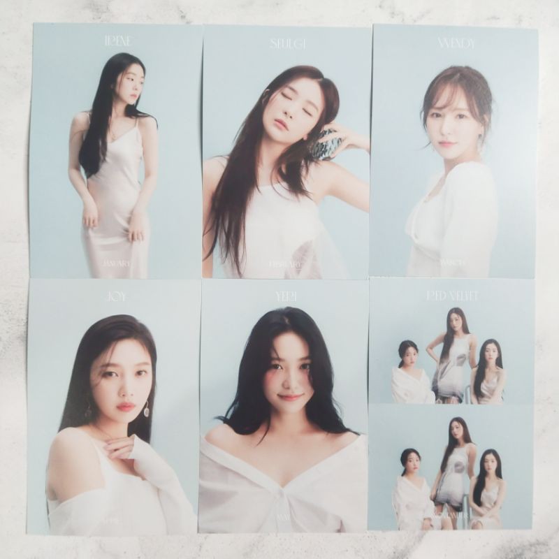 Red VELVET SEASON'S GREETINGS 2021 POSTCARD CALENDAR Shopee Malaysia