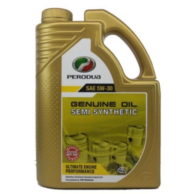 Perodua Sae W Semi Synthetic Engine Oil Liter Gold Shopee Malaysia