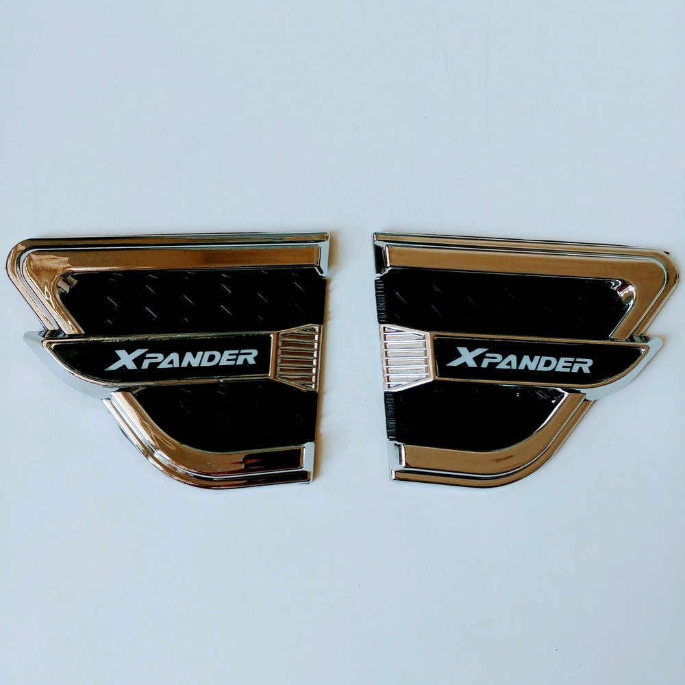 Hitam Side Ventilator Emblem Air Flow Side Car Mitsubishi Logo Xpander