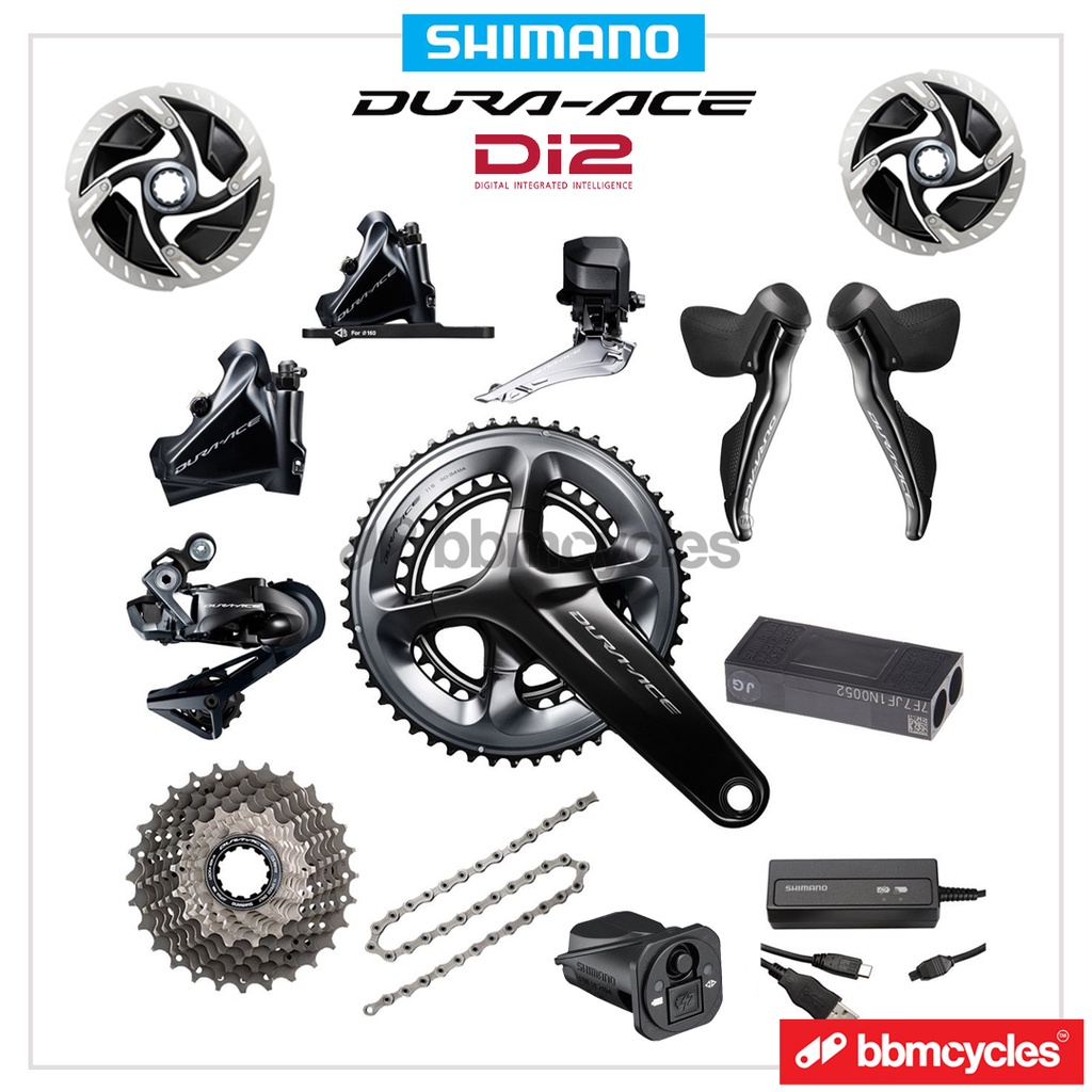 Shimano Dura Ace R9170 Di2 Hydraulic Disc Groupset Dura Ace With Boxes Shopee Malaysia