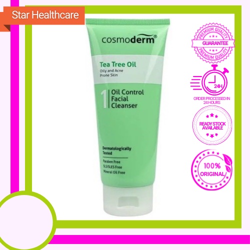 Cosmoderm Tea Tree Oil Facial Cleanser 125ml Shopee Malaysia