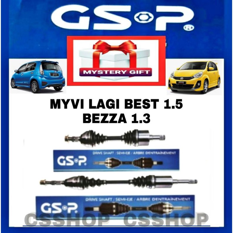 Perodua Myvi Lagi Best 1.5 Bezza 1.3 Drive Shaft GSP 100 Original