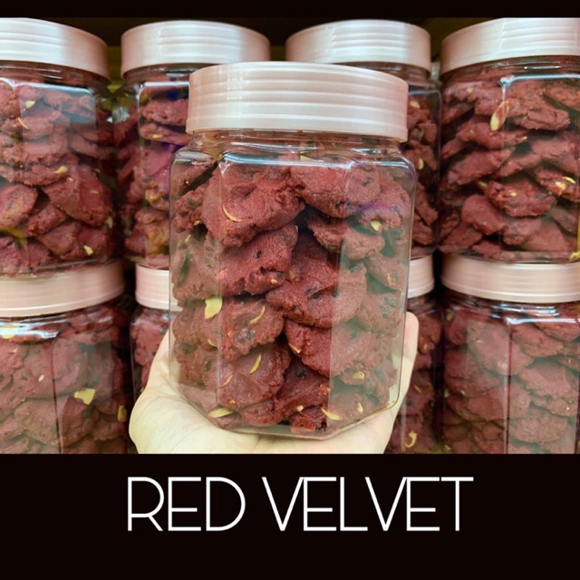 COOKIES RAYA BISKUT RAYA RED VELVET COOKIES 50 PCS | Shopee Malaysia