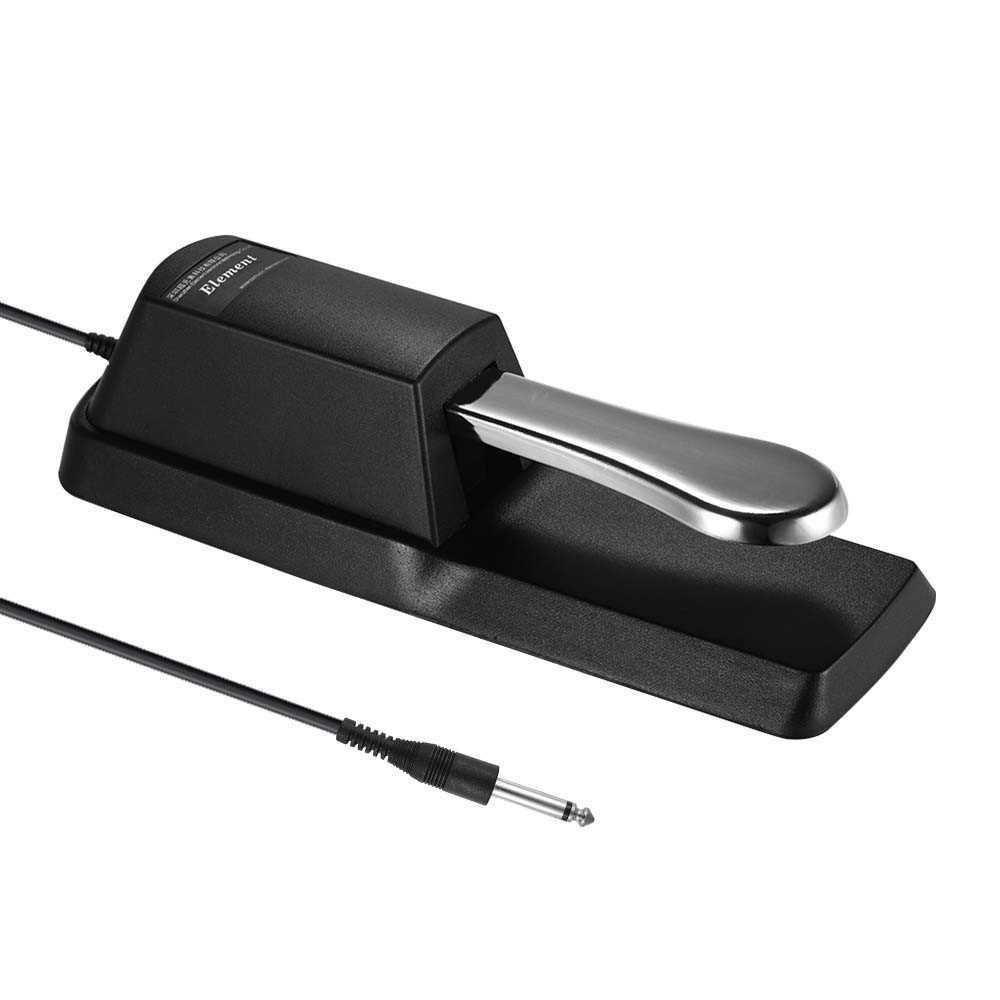 Universal Sustain Pedal Piano Keyboard Damper Pedal 6.35mm Plug for