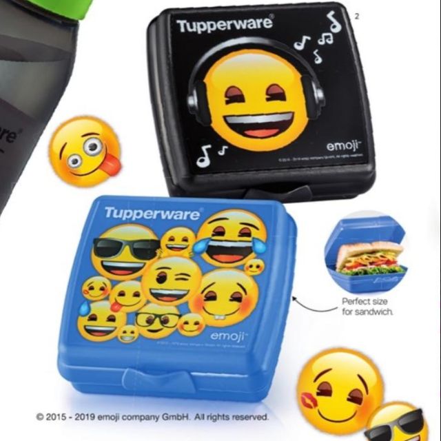 READY STOCK Tupperware (1set = 2pcs ) PWP of Emoji Eco Bottle Set = PWP ...
