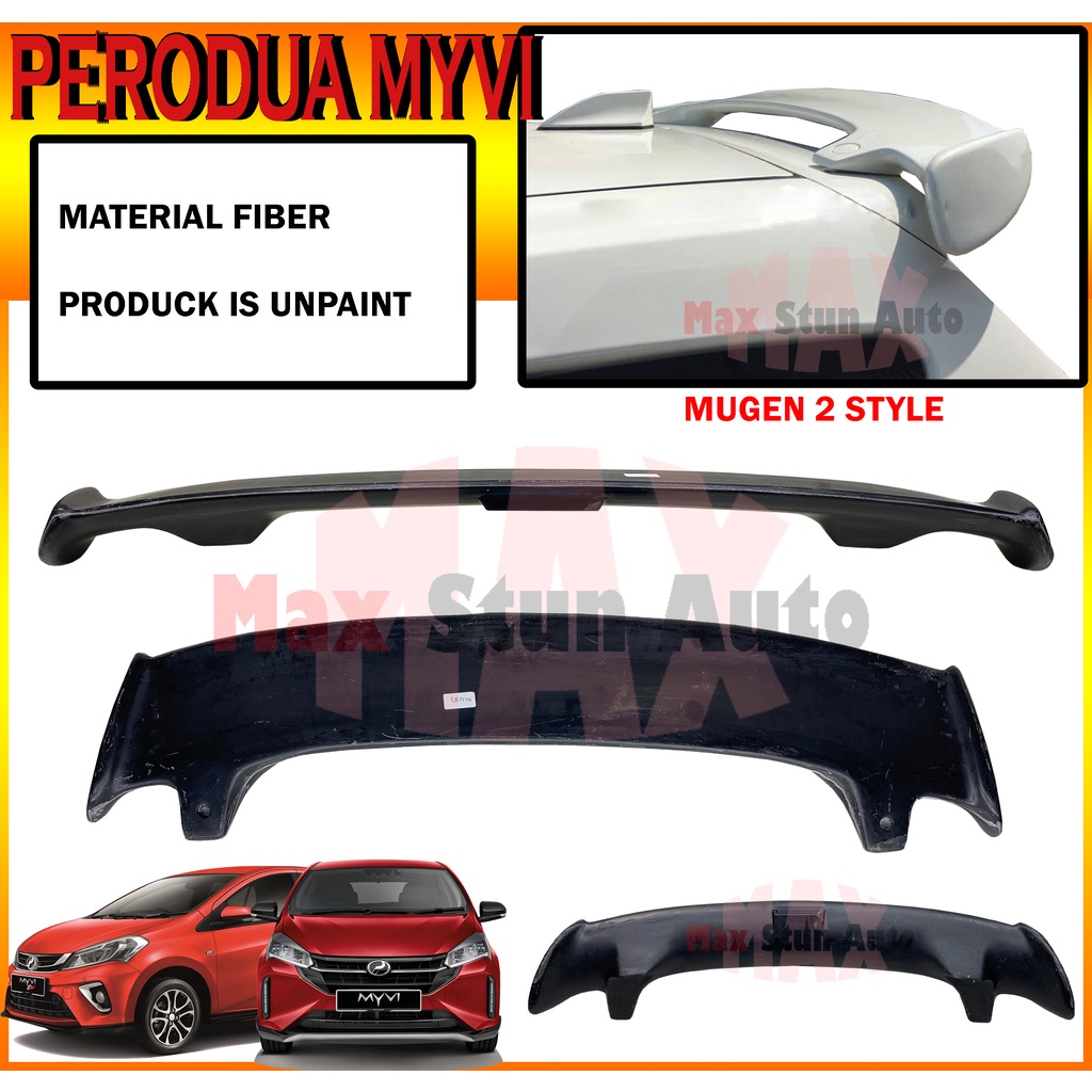 PERODUA MYVI 20182022 REAR SPOILER DUCKTAIL (MK7,D68,MZ,PSM,MG,MG2