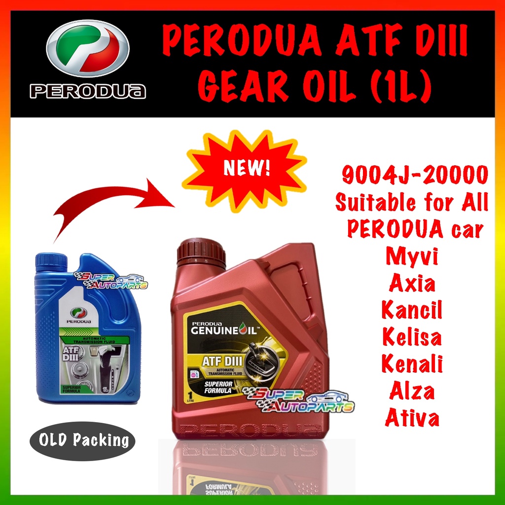 Perodua ATF D3 Gear Oil AUTO TRANSMISSION FLUID DIII D III Viva Kenari