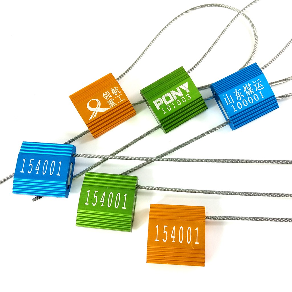 50Pcs High Security Cable Seals Tamper Numbered Truck Tags for Shipping ...
