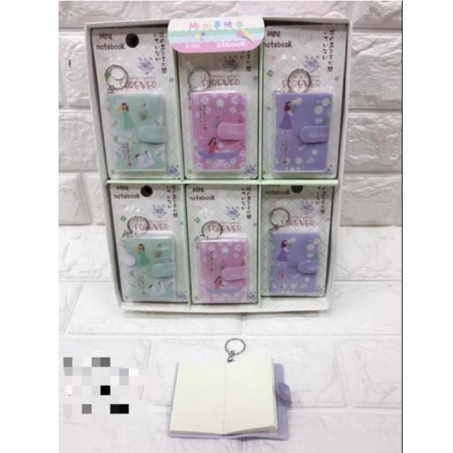 Mini on sale notebook keychain