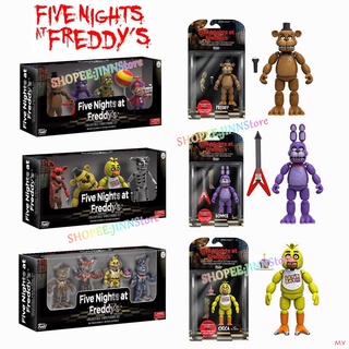 4pcs/set FNAF Five Nights Security Breach Freddy Action Figures Bonnie Foxy  Toy 5 Fazbear Bear Doll Model Toys Gift For Children - AliExpress