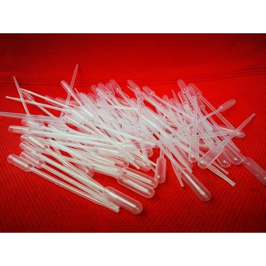 50pcs Graduated Pipettes Dropper Clear Disposable Sterile Transfer