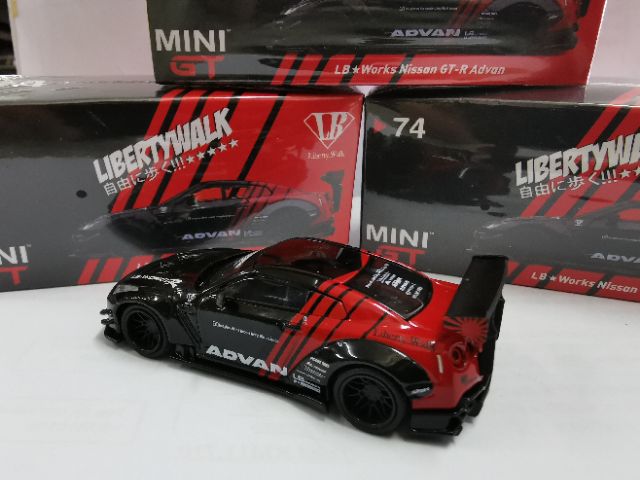 Mini GT LB Works Nissan GT-R Advan#74 | Shopee Malaysia