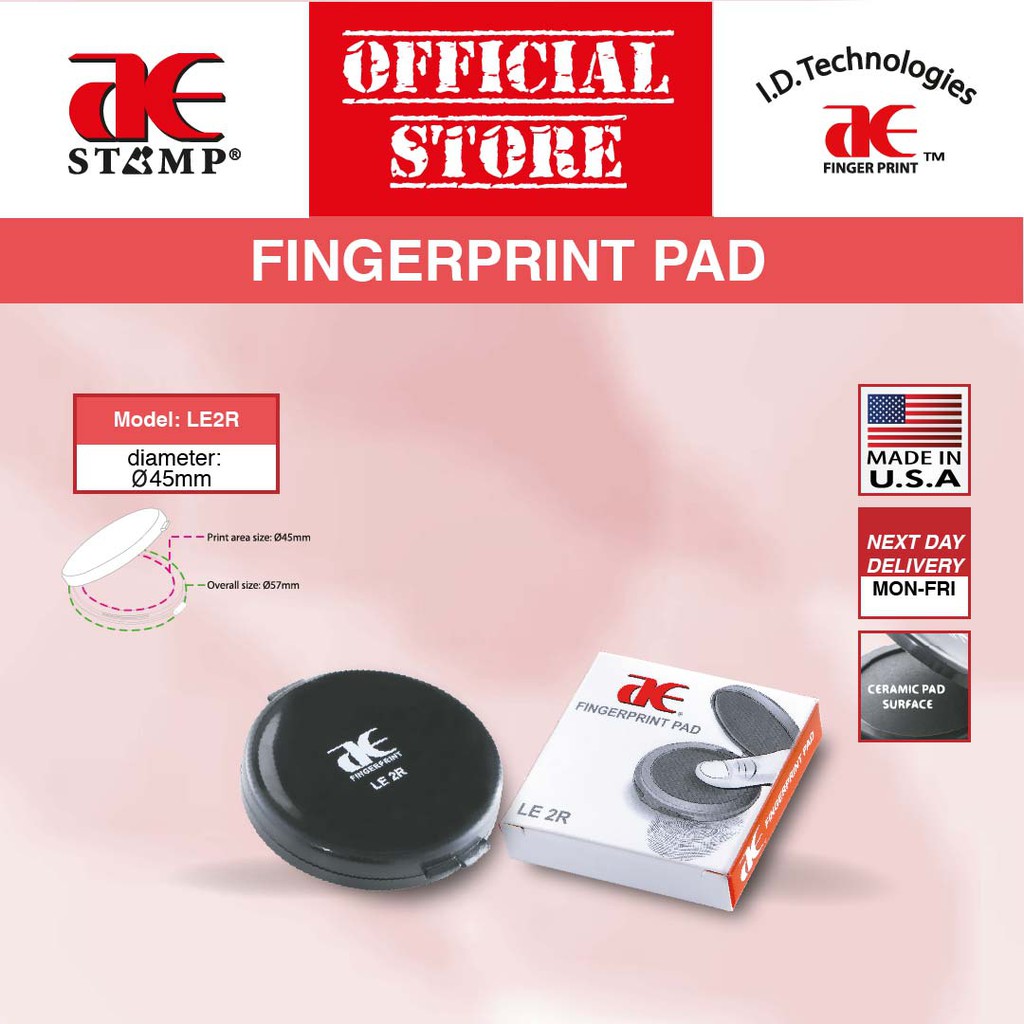 AE Fingerprint Pad Thumbprint for verification or documents Shopee