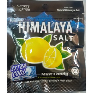 Big foot Natural Himalaya Salt Mint Candy Extra Cool Mint Lemon Flavour  Gula Gula Garam Himalaya Halal