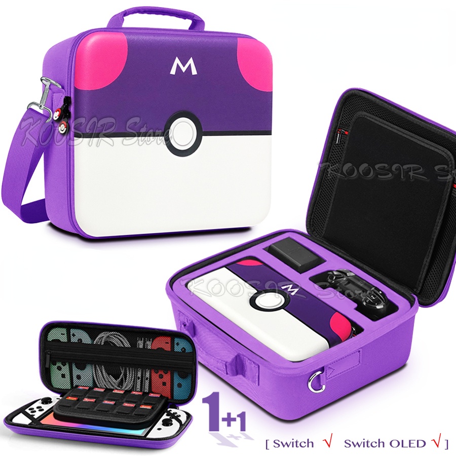 Nintendo Switch OLED Pokemon Cute Carrying Case Hard Cover Shell ...