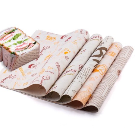 Custom Deli Wax Paper Food Picnic Paper Sheets Greaseproof Deli Wrapping  Paper for Restaurants, Baking, Picnics, Parties