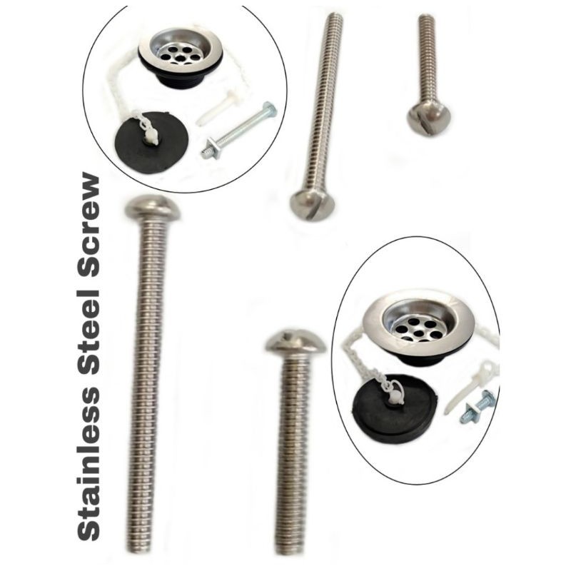 High quality stainless steel waste c/w stainless steel screw and brass ...