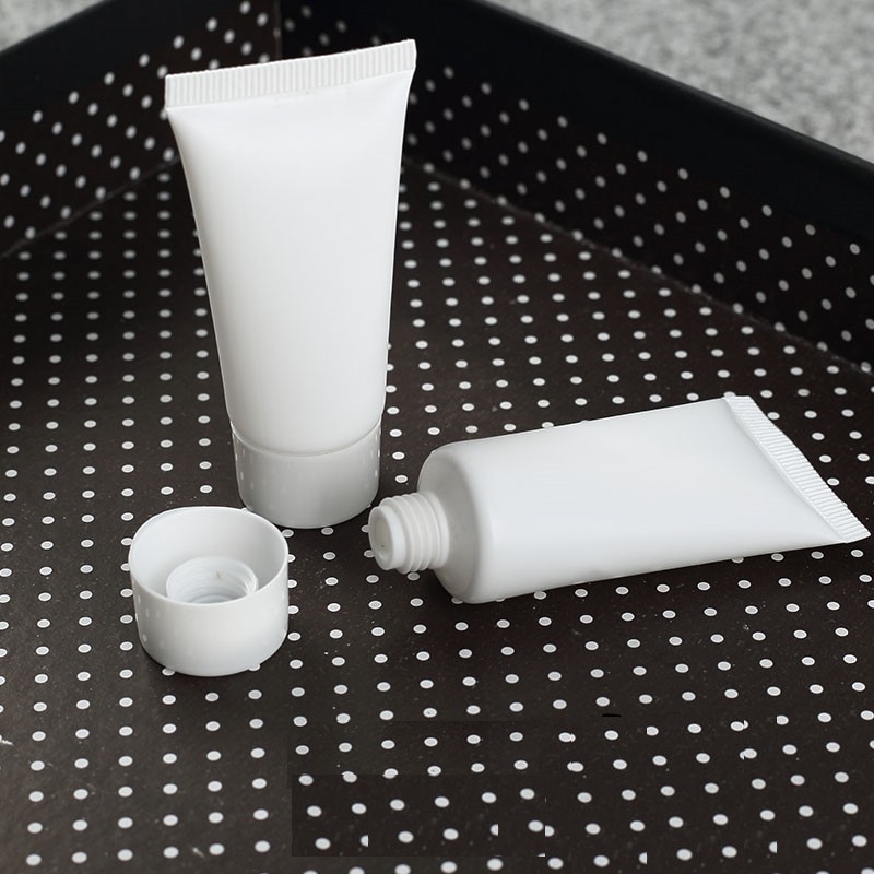 TUBE WHITE Plastic Bottle, Squeeze Tube, Refill Bottle 10ml, 20ml, 30ml, 50ml Shopee Malaysia
