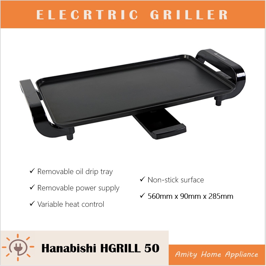 Hanabishi Electric Griller HGRILL 50 | Shopee Malaysia