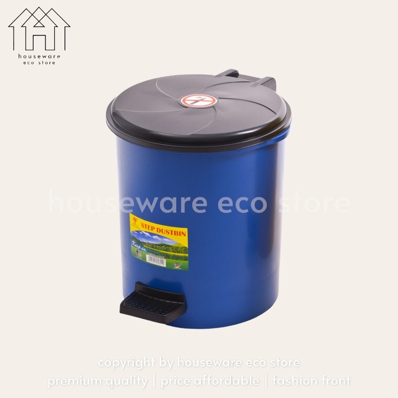 Twins Dolphin 11L Step Dustbin For Home Office 2811「脚踩式垃圾桶」 | Shopee ...