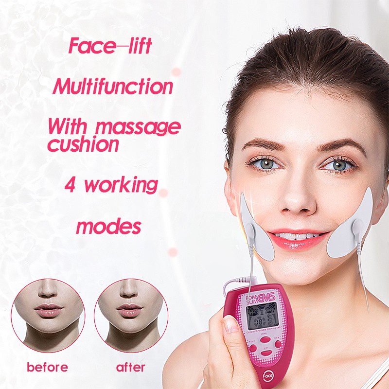 New Portable Multi-functional Electric Massager For Facial And Chest, Low  Frequency Ems Smart Massager For Women's Chest Meridian, Mini Pulse Massager  For Face