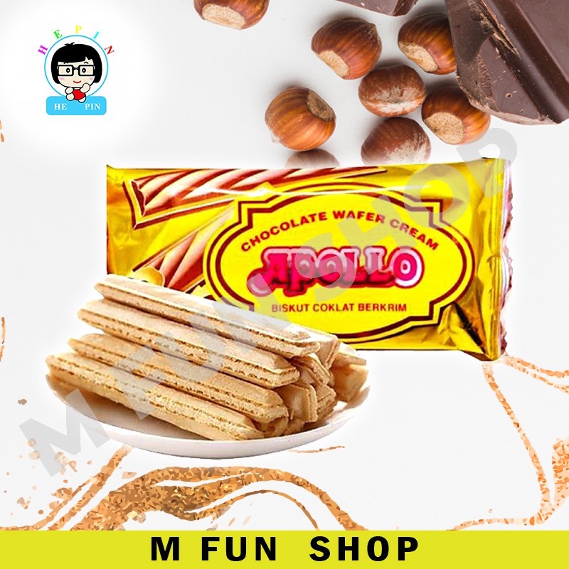 *Ready Stock* 30pcs Apollo Chocolate Wafer Cream Stick 1012/1044 ...