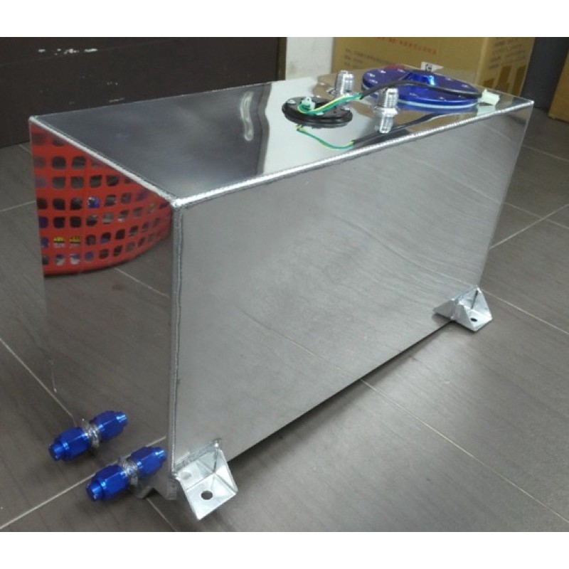 Fuel cell tank Rectangle Shape 30 Liter 550 x 200 x 300 with fuel lever ...