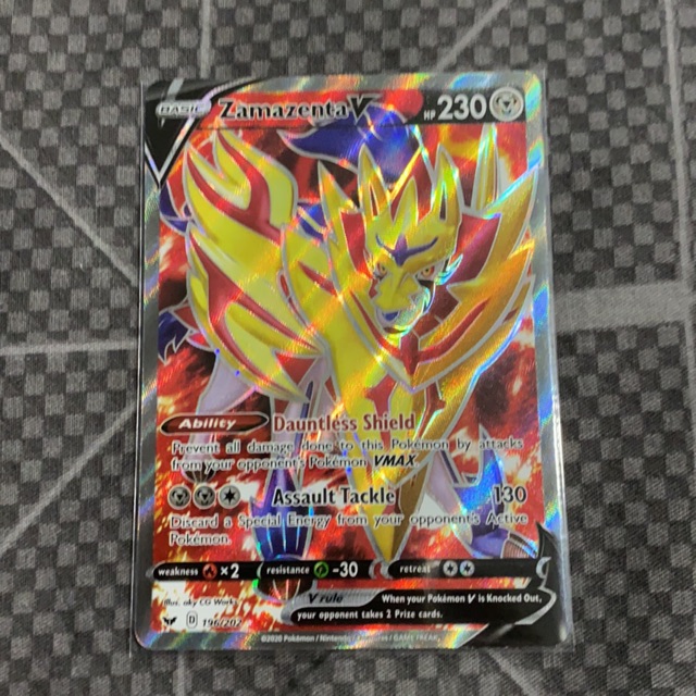 Pokemon TCG Singles FA Zamazenta V | Shopee Malaysia