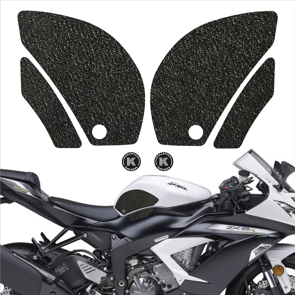 。 Kawasaki Decals Tank Side Pad Gas Knee Grip Sticker For Kawasaki
