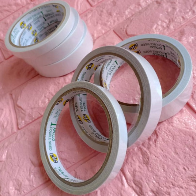 Stok Sedia Apollo Pita Tisu Putih Dua Sisi /Apollo White Tissue Double ...